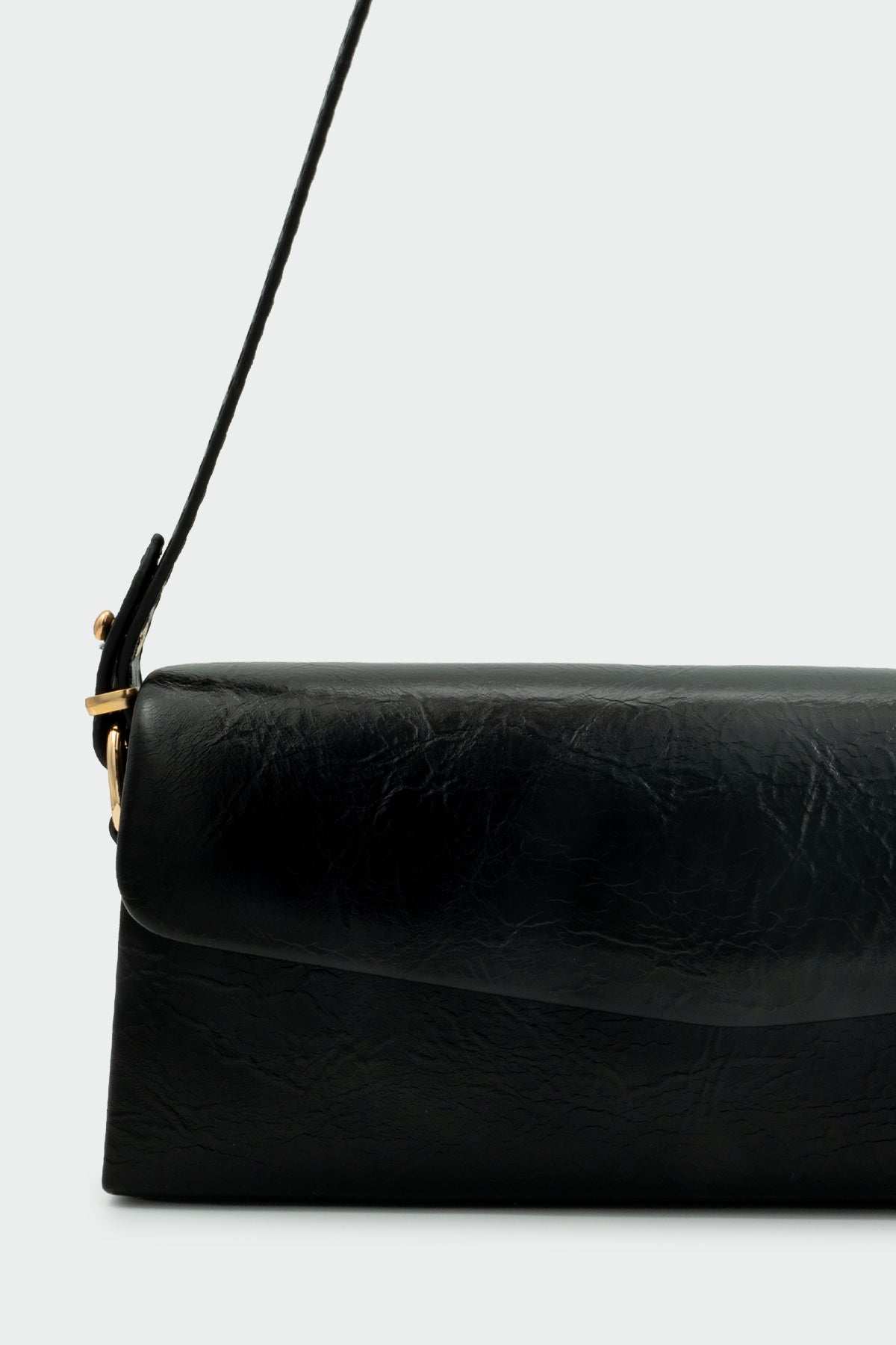 Pure Mini Baget Çanta - SİYAH