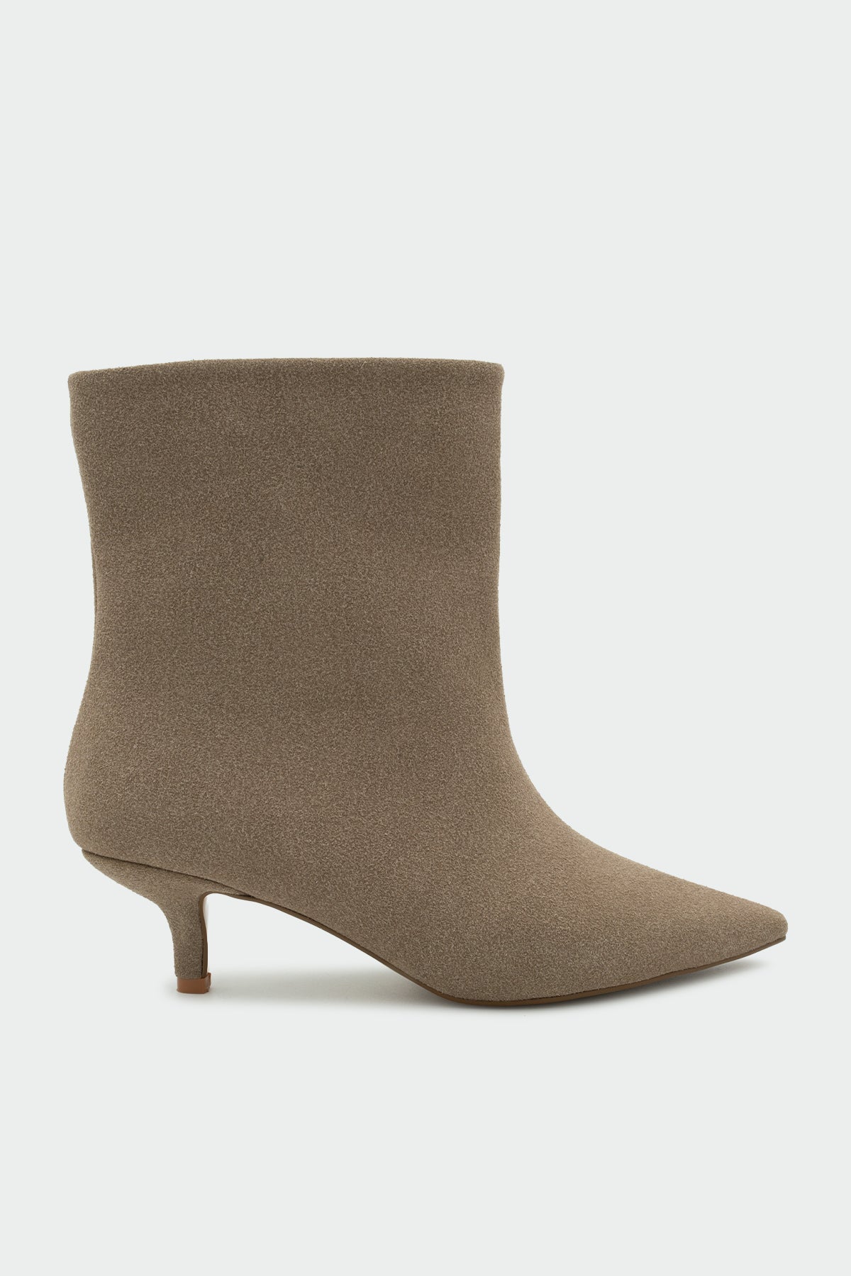 Saves Düz Dikiş Detaylı Kadın Bot - VİZON SÜET