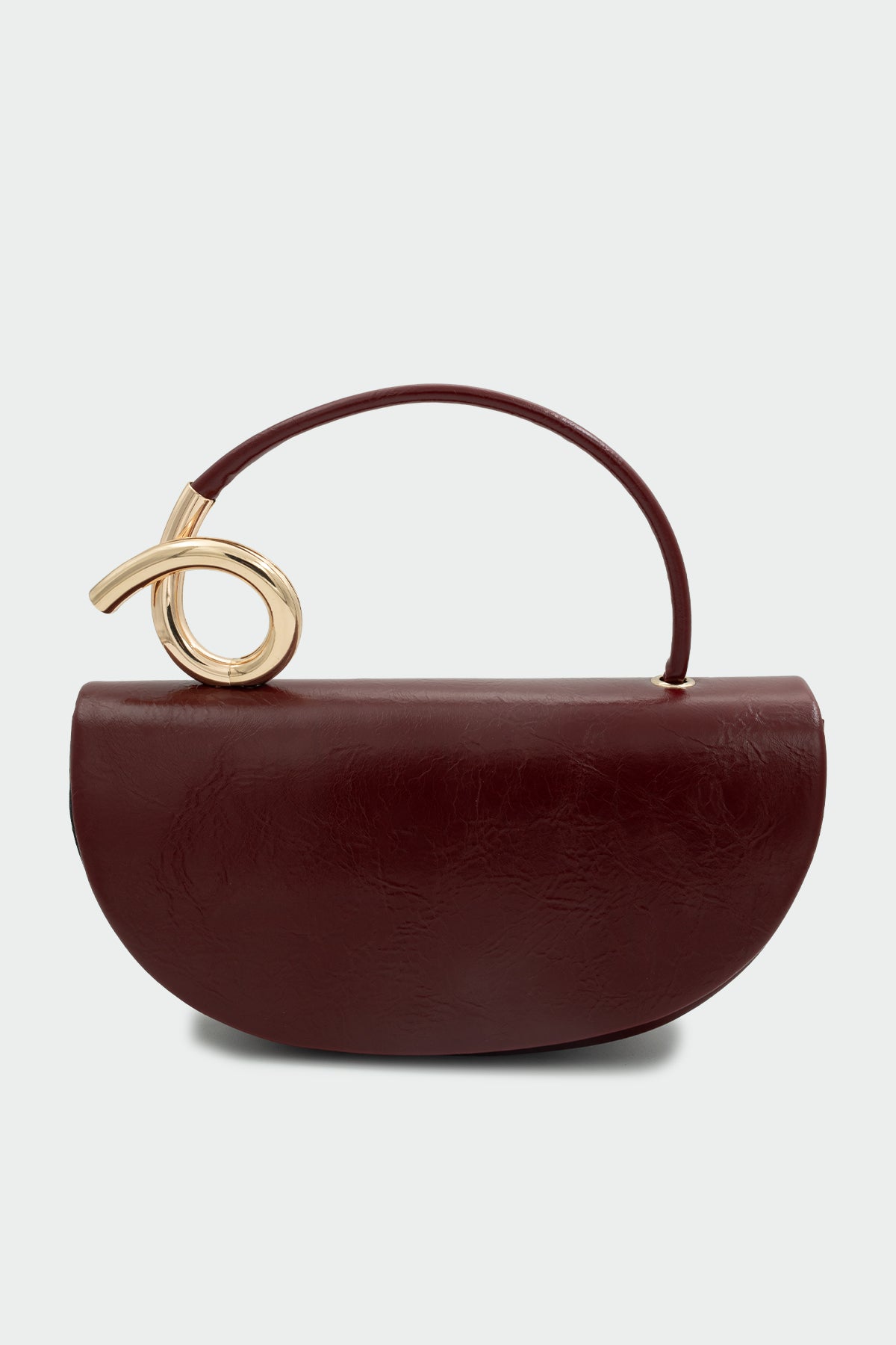 Aura Gold Detaylı Çanta - BORDO