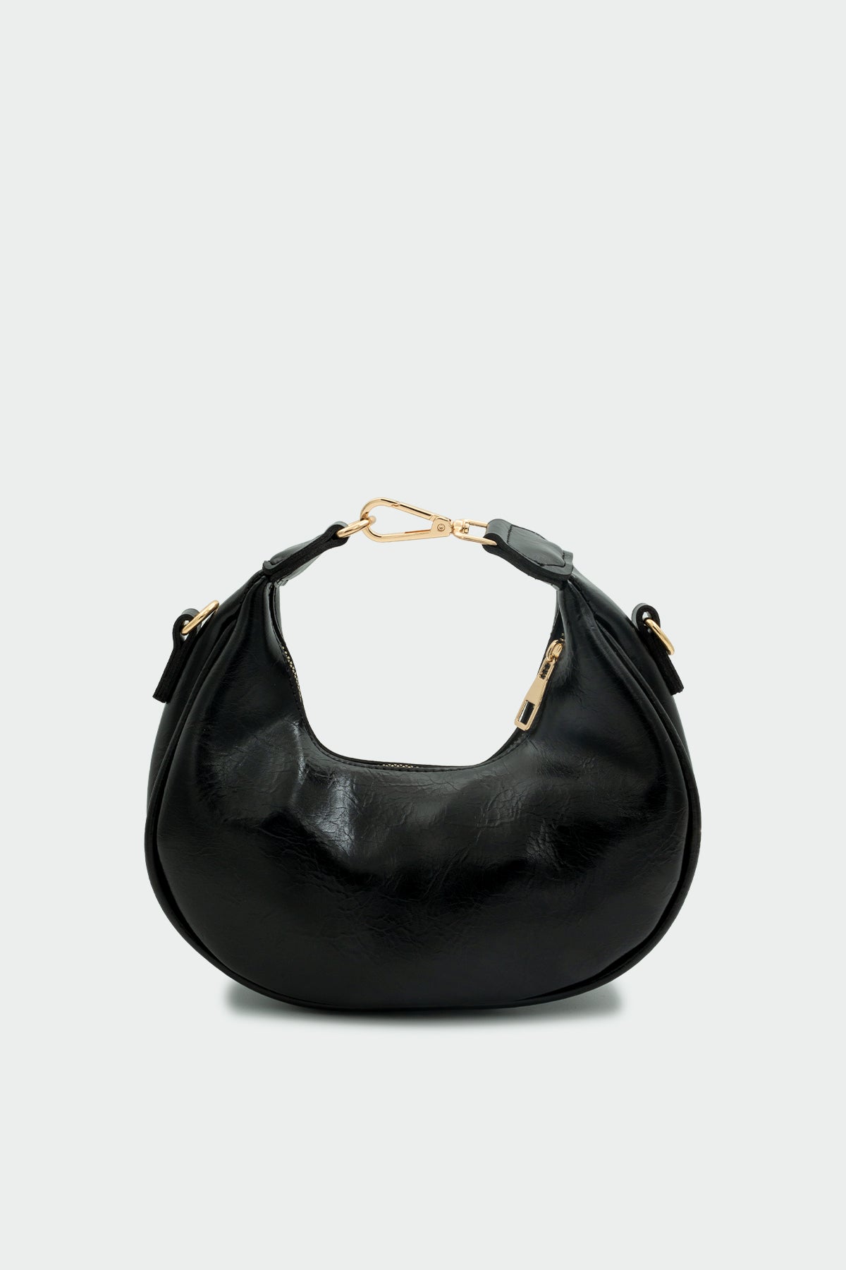 Mono Mini Kiraz Aksesuarlı Çanta - SİYAH