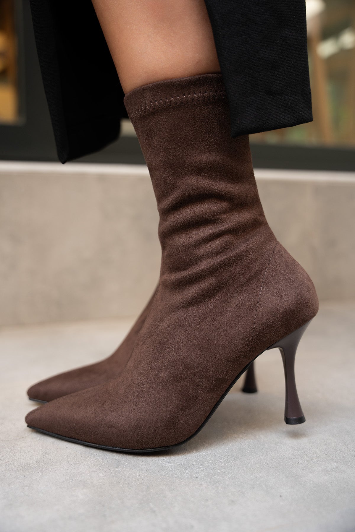 Prino Streç Bot - AcıKahve Süet