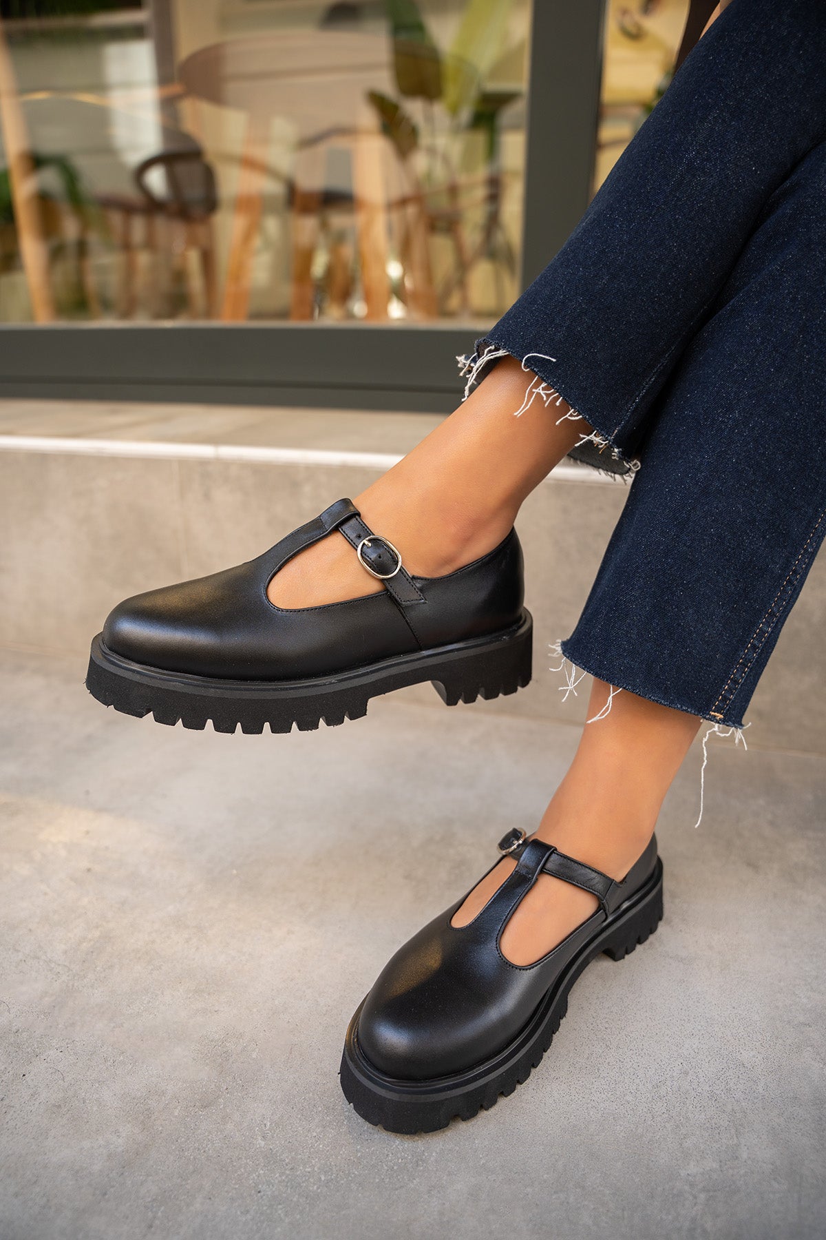 Rikos Hakiki Deri Klasik Ayakkabı - SİYAH