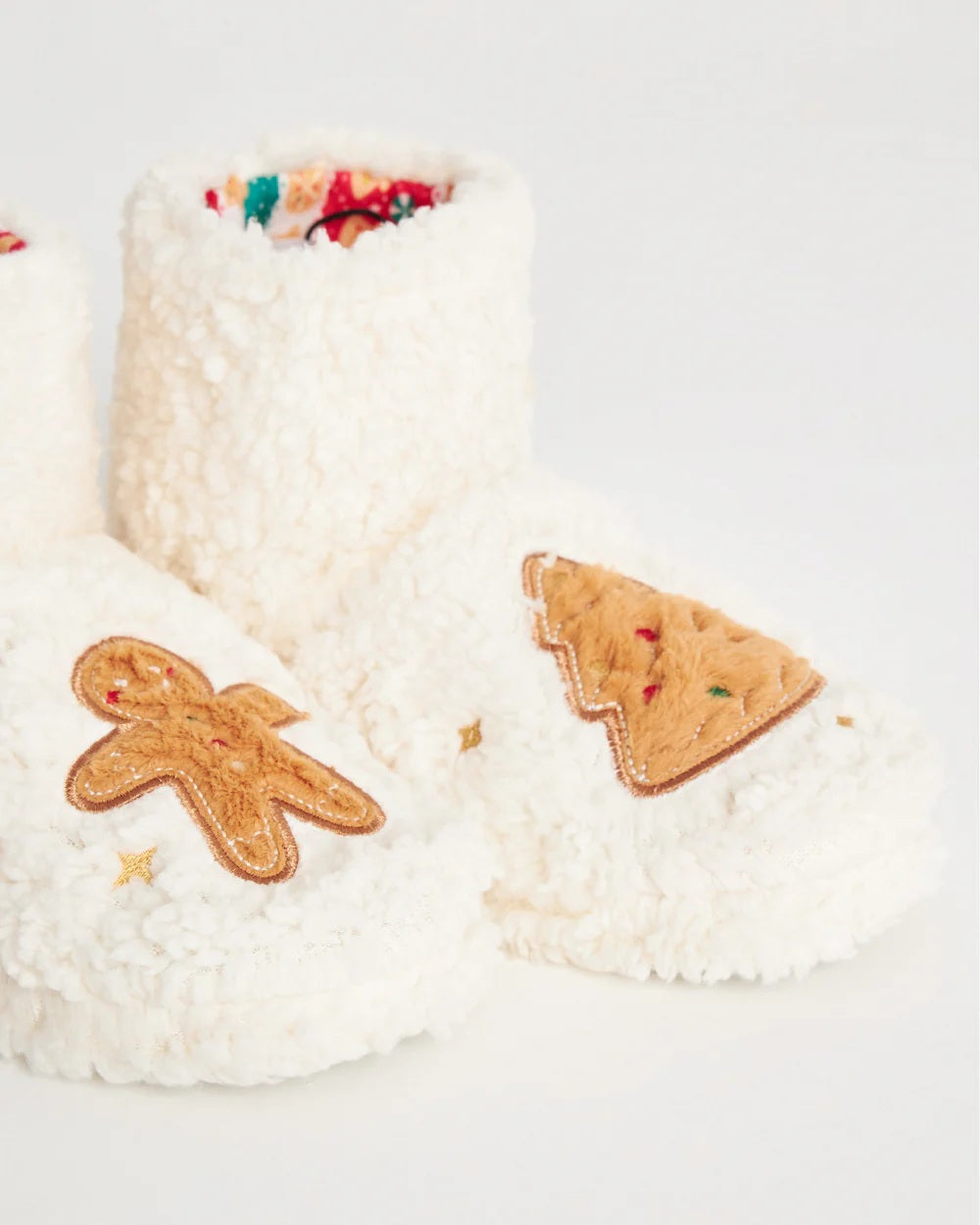 Uway Yılbaşı Temalı Peluş Ev Botu - EKRU