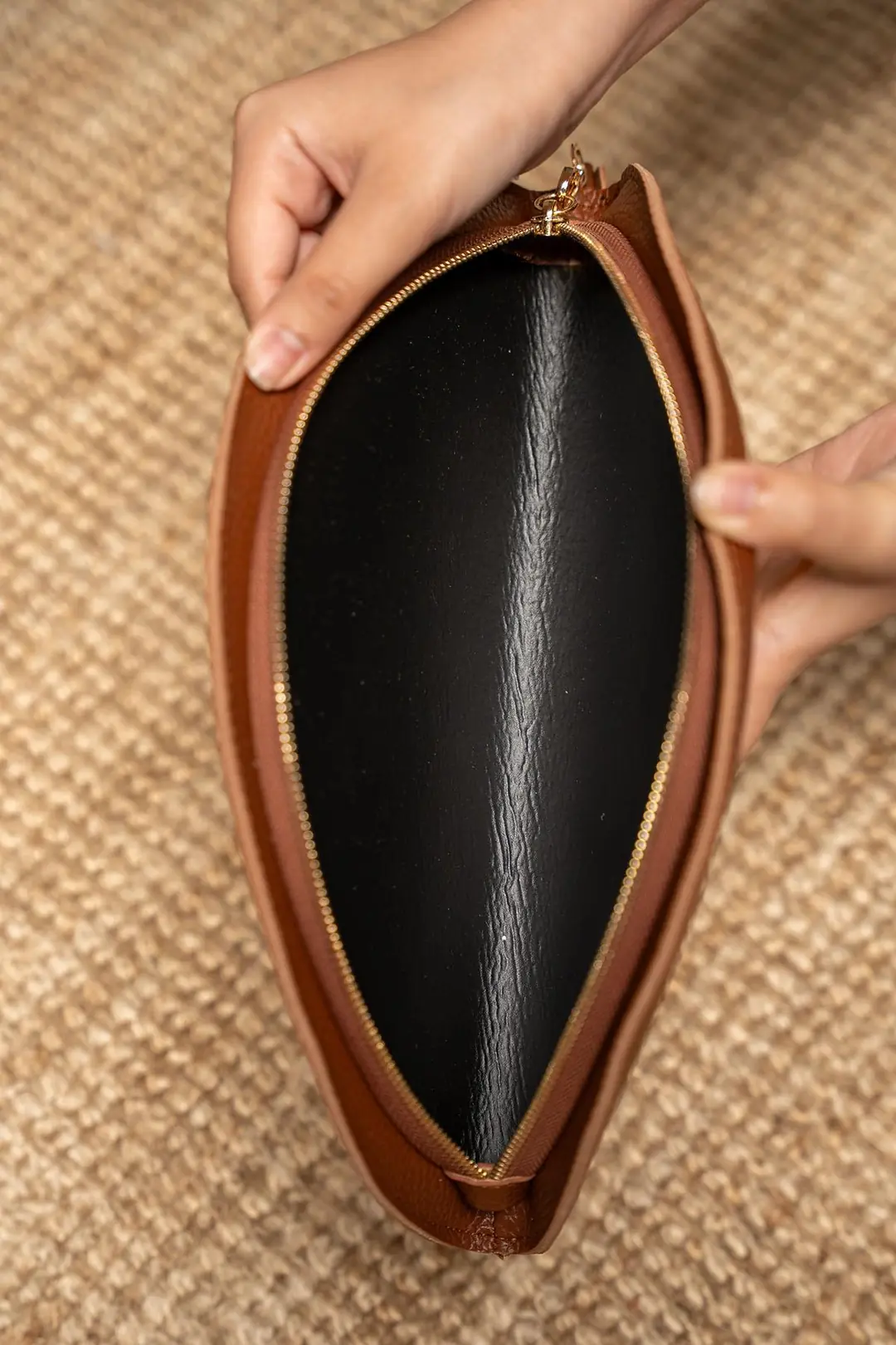 Areyo Hasır Oval Clutch - TABA