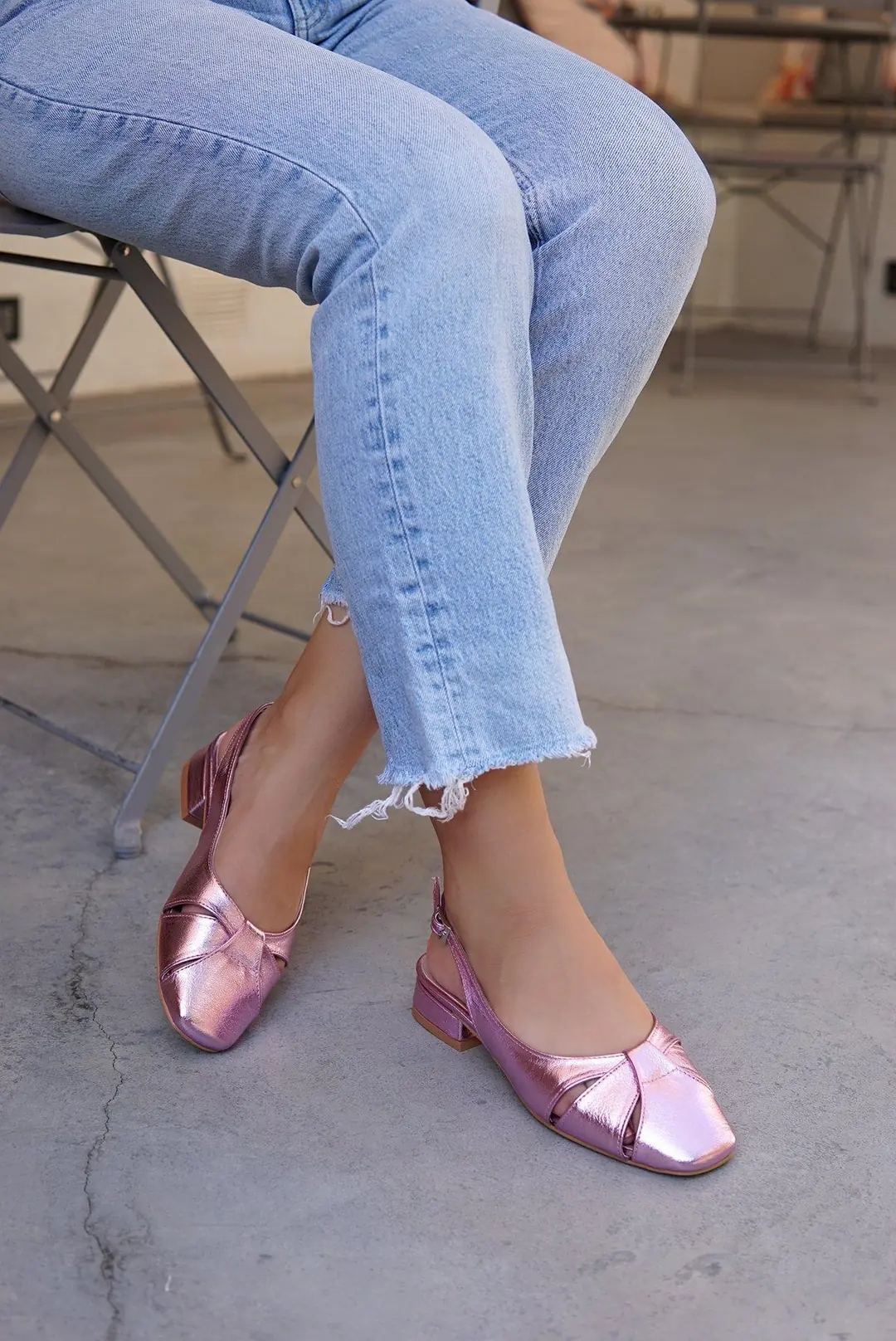 GOLDİE DÜZ CASUAL AYAKKABI - ŞEKER PEMBE